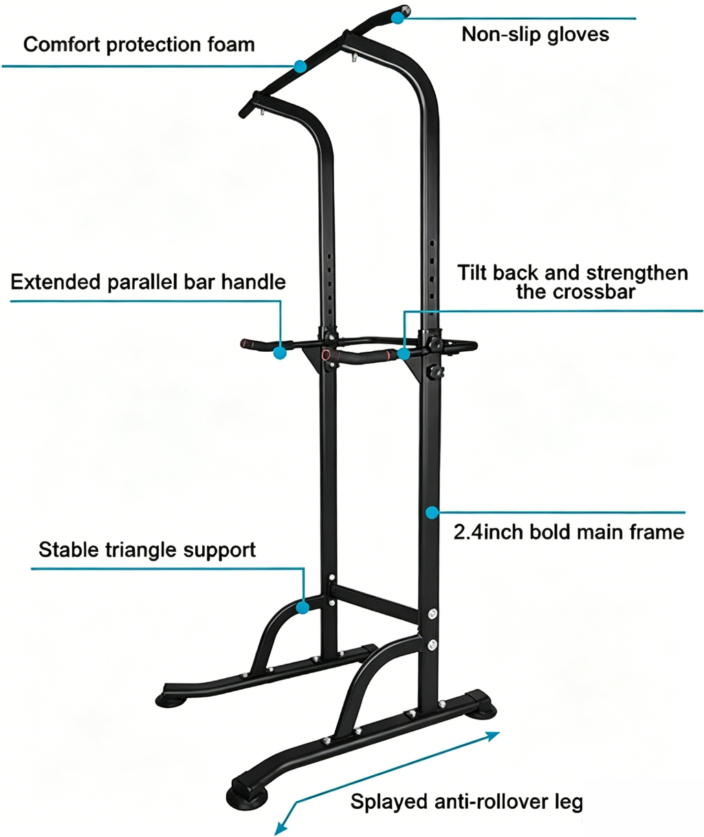Sport Power Tower Workout Dip Station