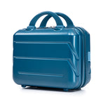 14"/20" 2 Pcs/Set Dark Blue ABS Spinner Wheel Luggage