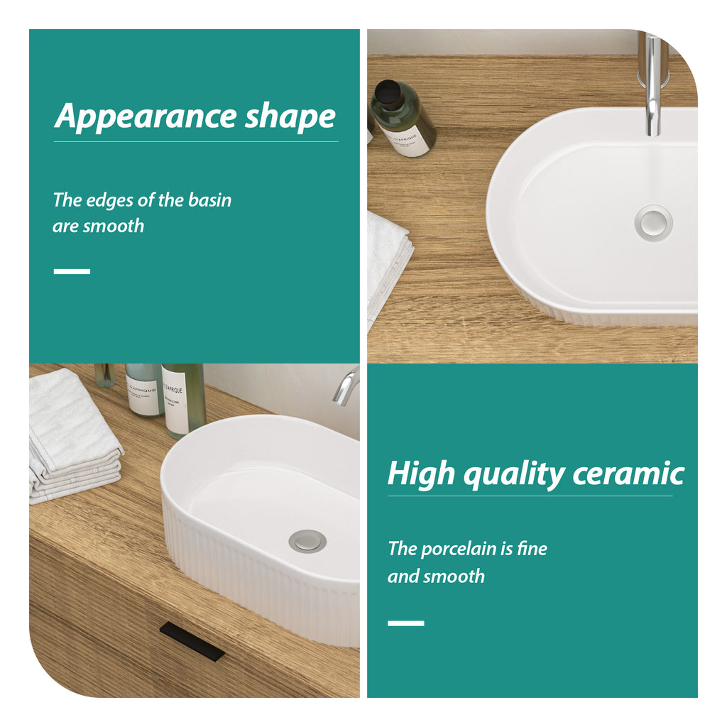 19.31x12.19 Inch Bathroom Vessel Sink