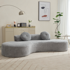 105.5'' Curved Sofa - Modern Minimalist Sofa