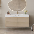 35.4" Modern Bathroom Vanity with Undermount Sink