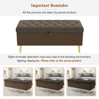 Modern Storage Ottoman Bench