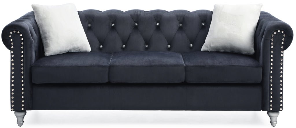 Raisa G863A-S Velvet Sofa