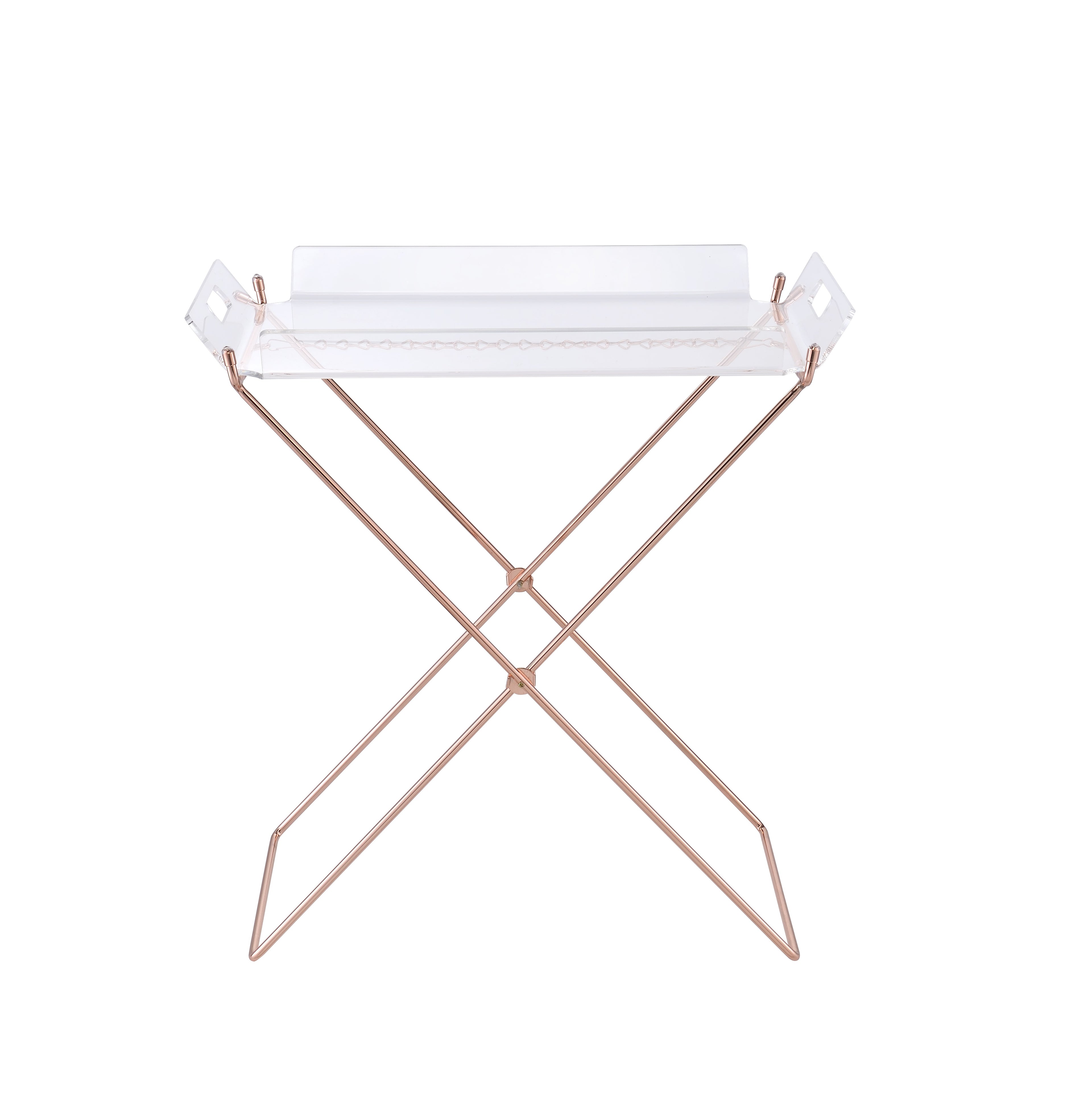 Cercie Clear Acrylic Tray Table