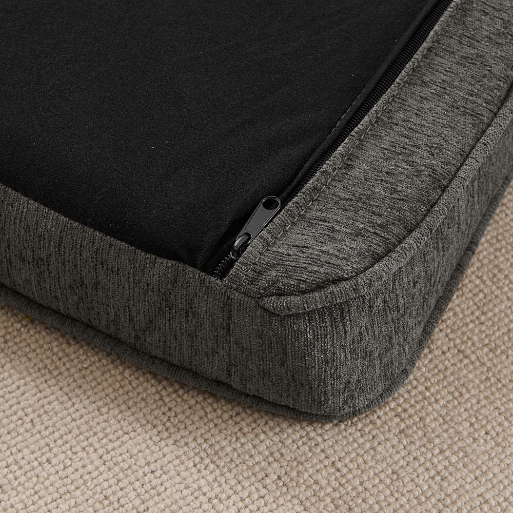 Elegant rectangular pet bed for big and oversized dogs, durable elevated dog sofa bed, comfortable dog sofa, modern and fashionable