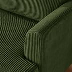 Modern Modular Sectional Sofa - Green Upholstered