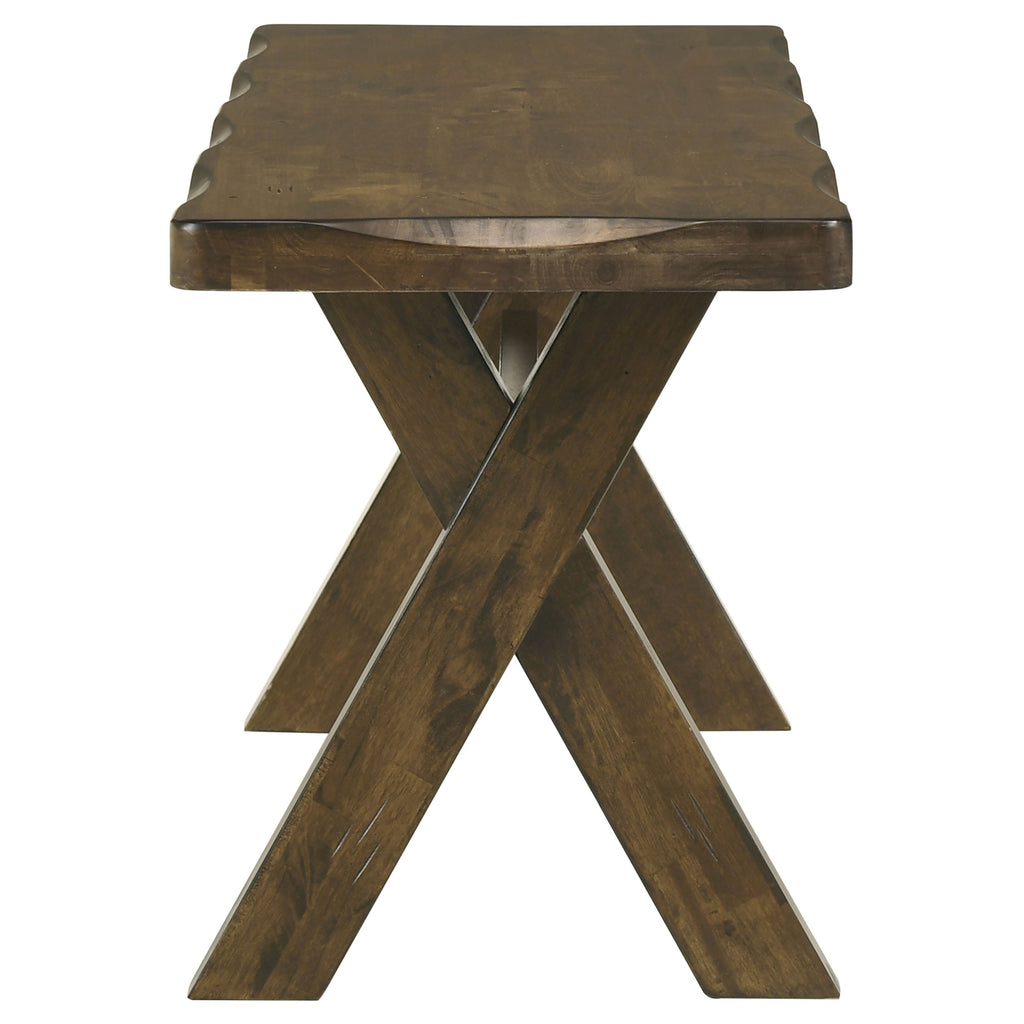 Knotty Nutmeg Dining Bench
