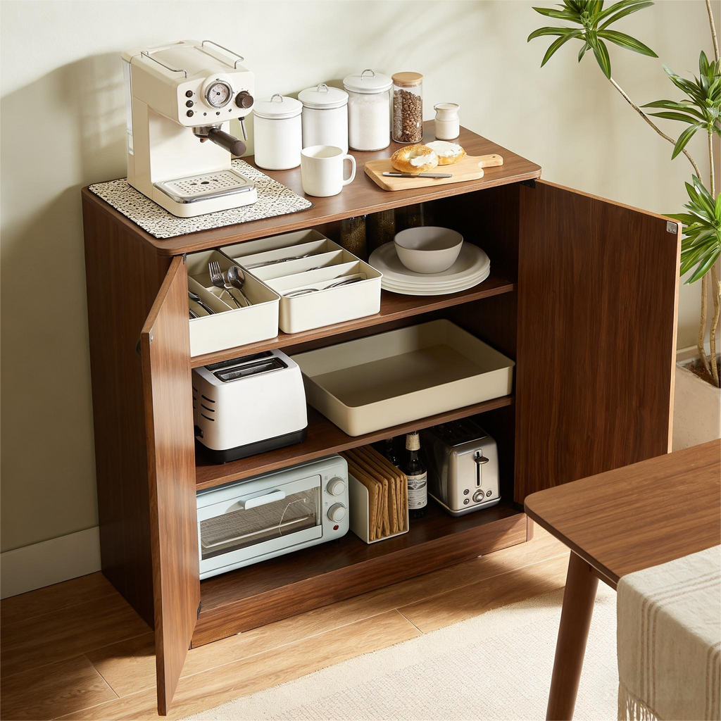 34.3" Modern Wavy Sideboard