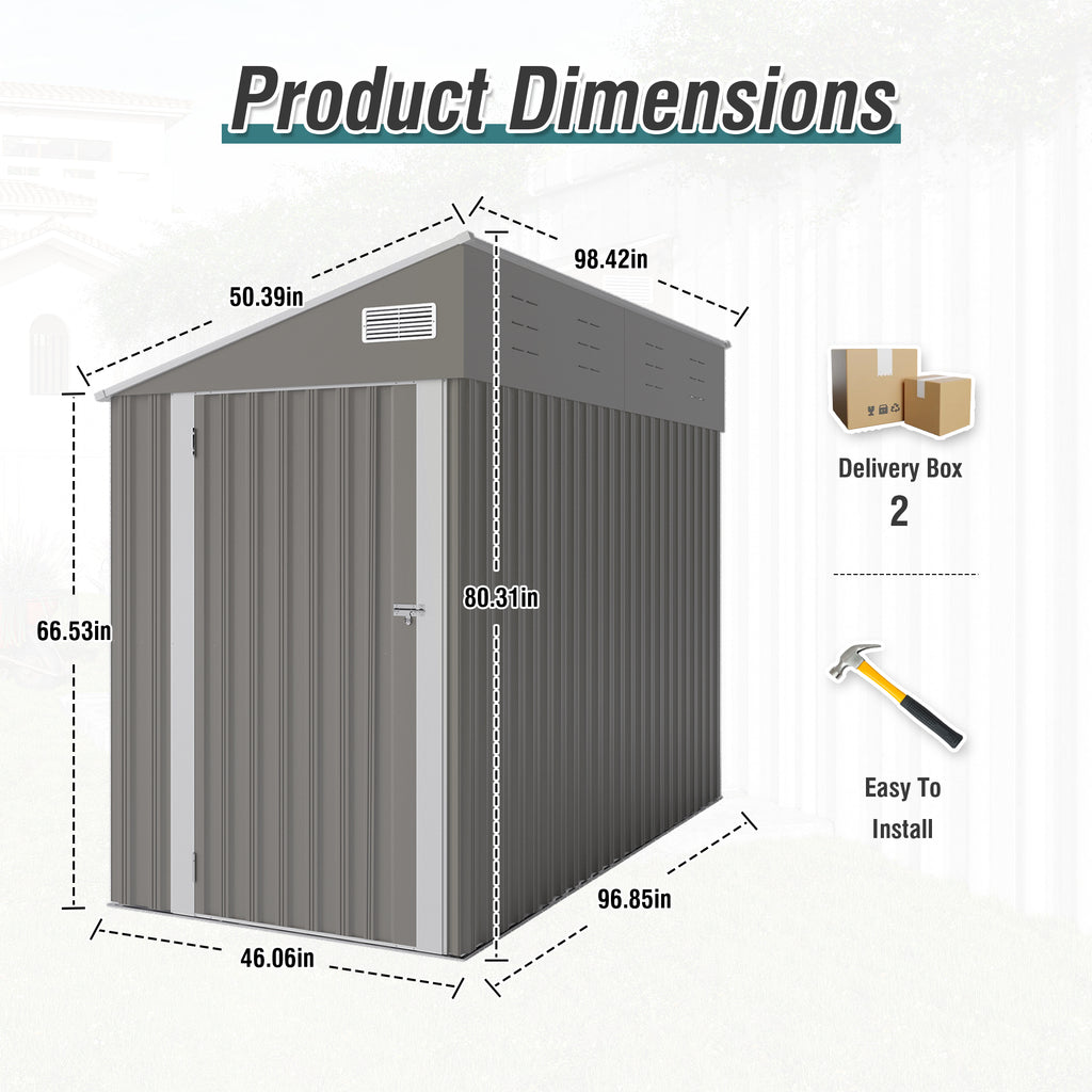 Campcraft Two-Color Storage Shed