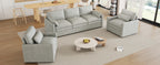 Cozy Upholstered Sofa Set - Oversized Comfortable Design