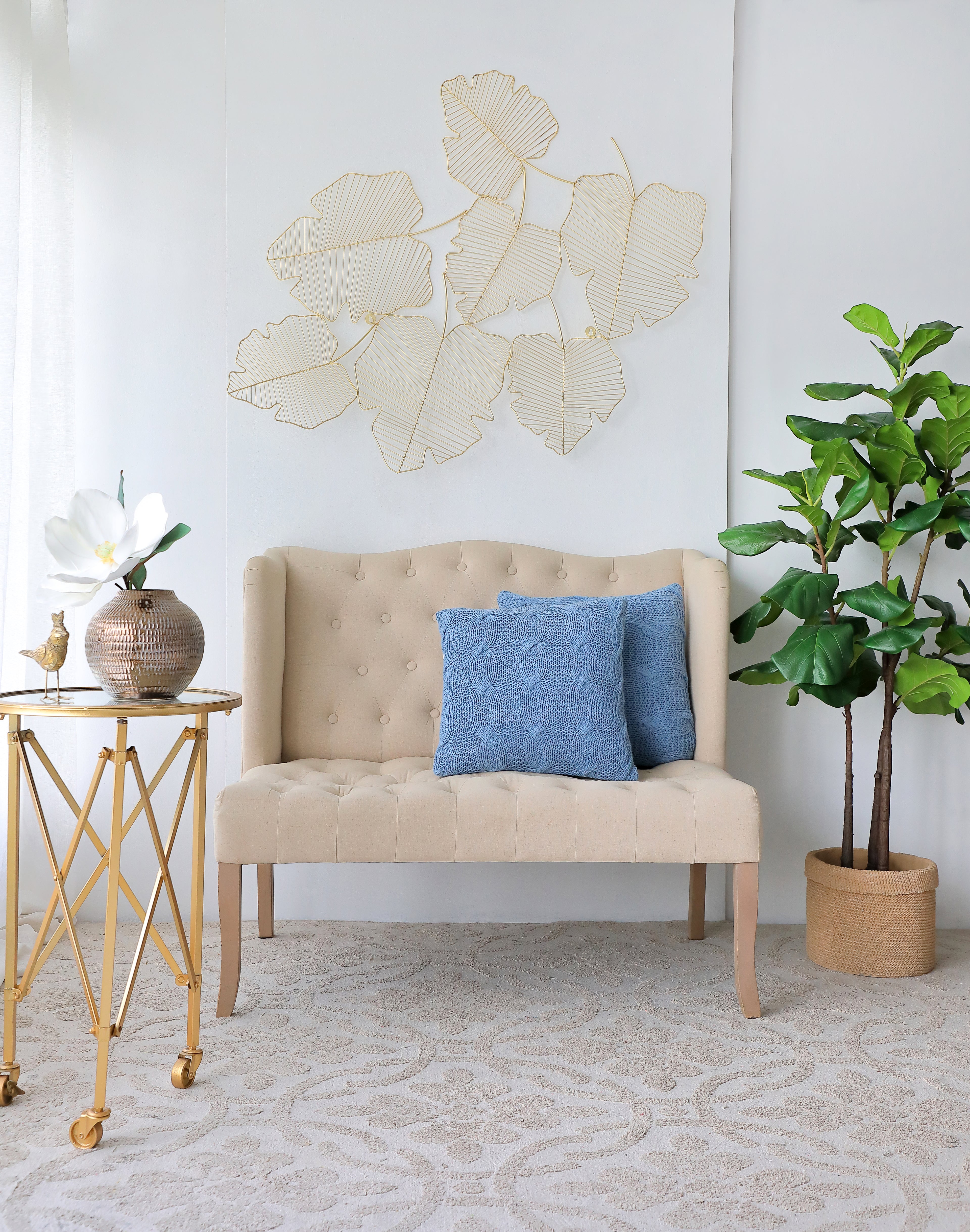 49.2x37.4" Wall Art - Maple Leaf Design
