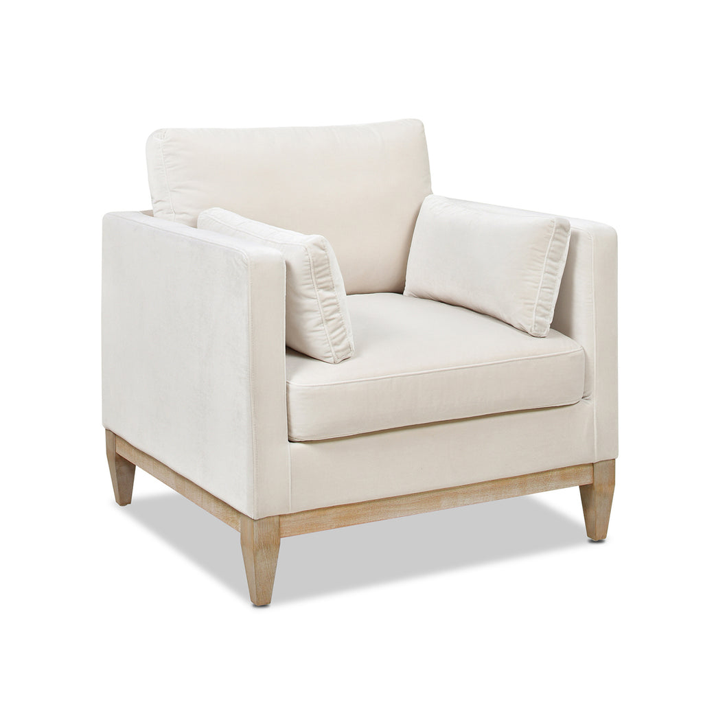 Knox 36" Modern Farmhouse Arm Chair, French