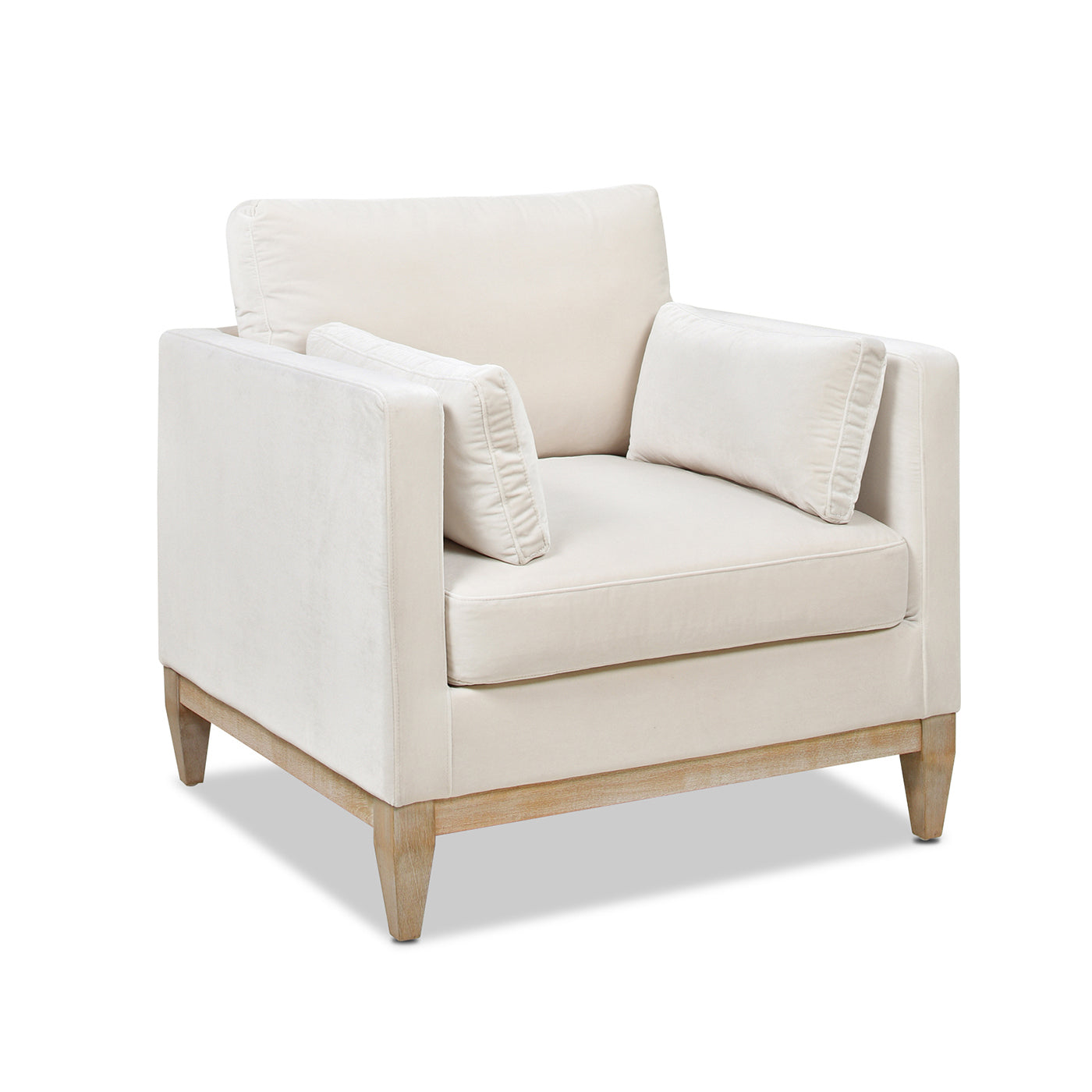 Knox 36" Modern Farmhouse Arm Chair, French