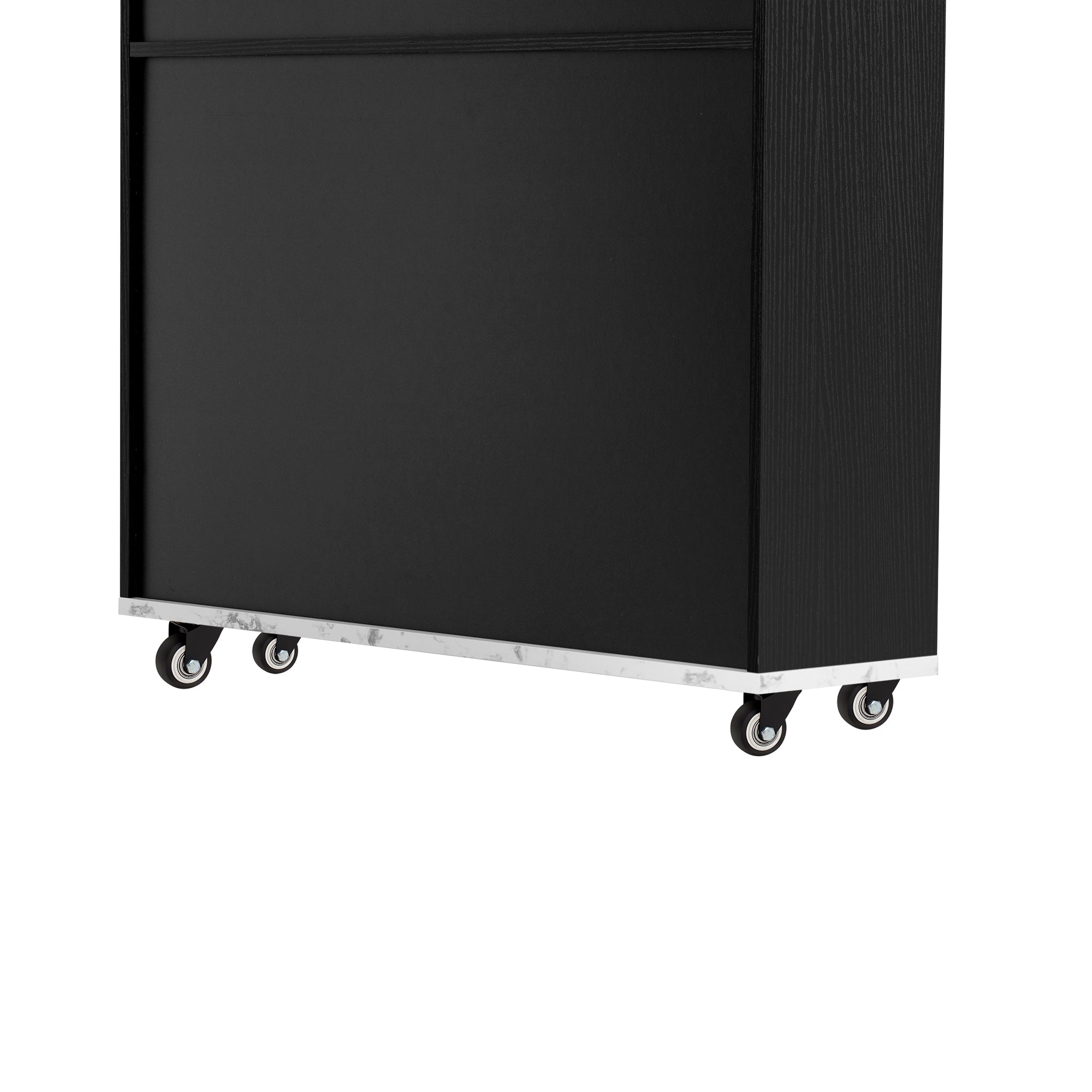 TREXM Extendable Dining Table with Extra-Long Folding Top