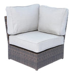 4-Person Wicker Outdoor Seating Set with Cushions
