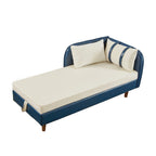 65" Storage Chaise Lounge Sofa