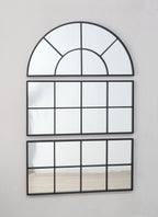 30" x 45" Large Arched Wall Mirror with Three Separate Sections