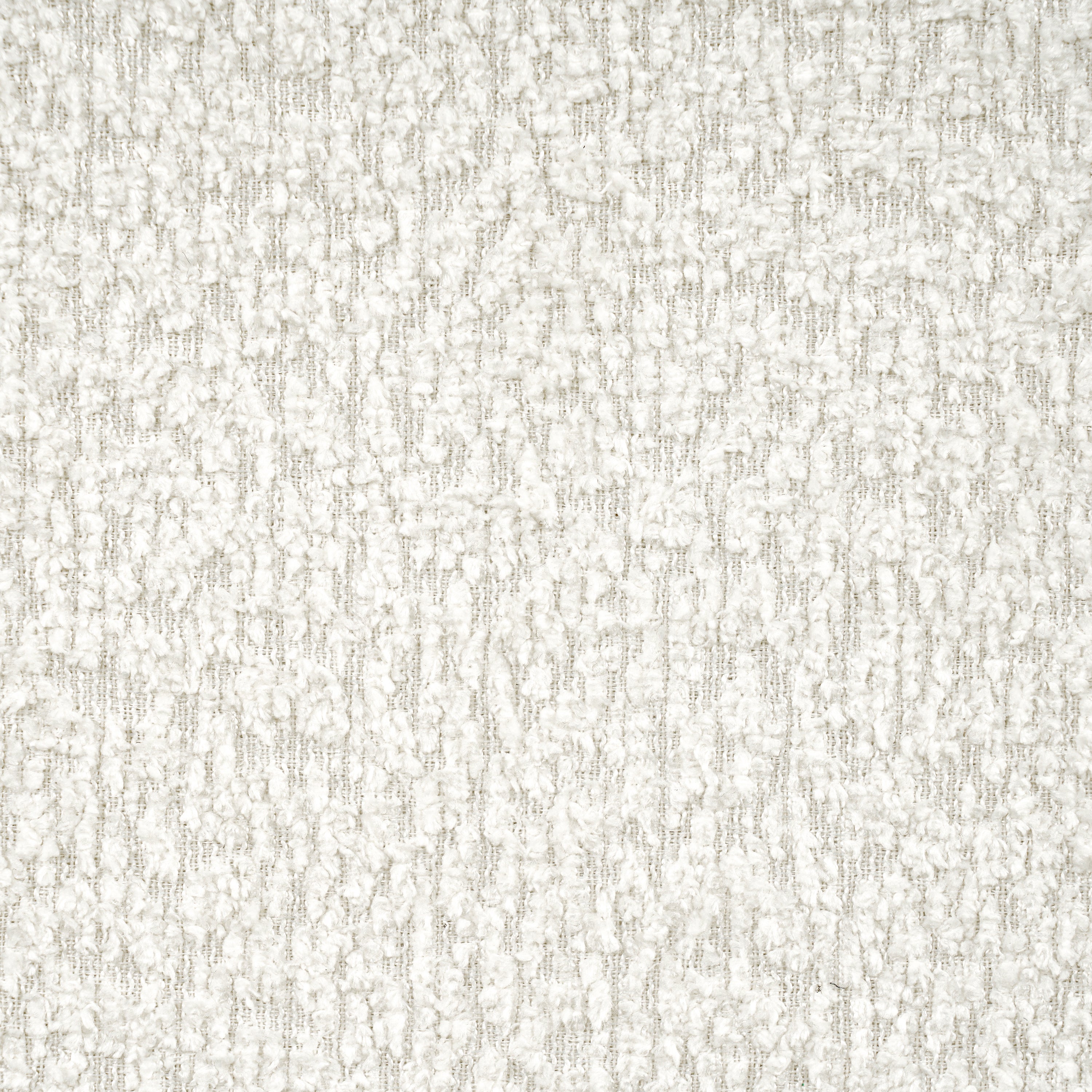 King Size Upholstered Bed Frame With Boucle Fabric Curved Headboard