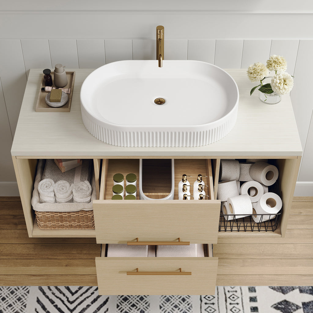 Modern 39.3 Wall-Mounted Bathroom Vanity