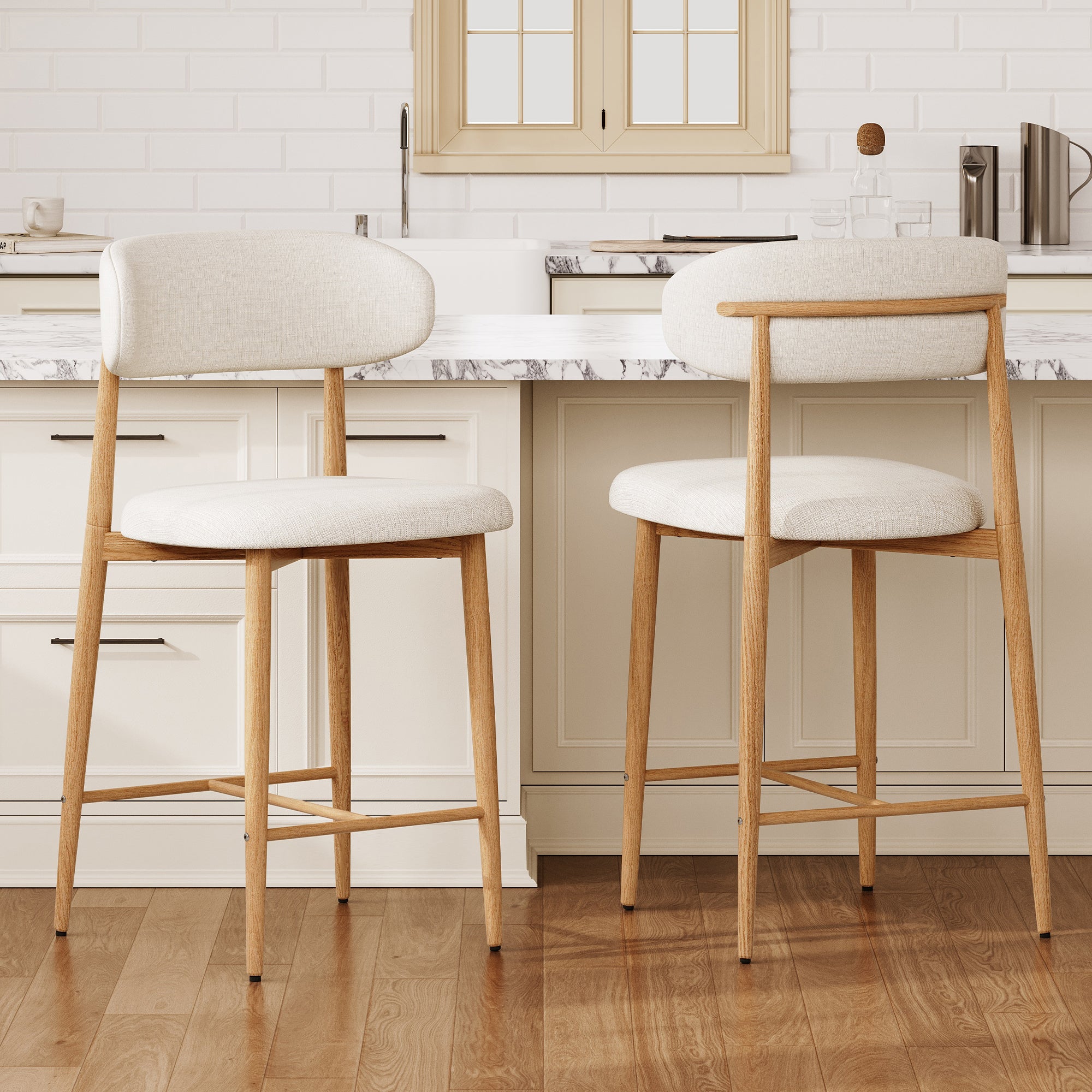 Counter Height Bar Stools Set of 2