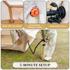 Inflatable Tent With Pump, Glamping Tents For 4-6 Person