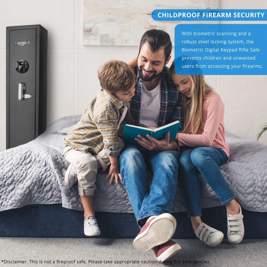 4.33 Cu Ft Biometric Keypad Rifle Safe