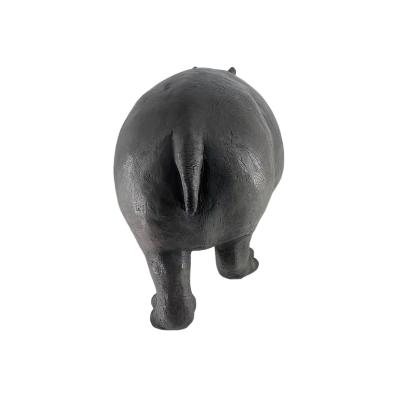 Weather Resistant Hippopotamus Garden Statue