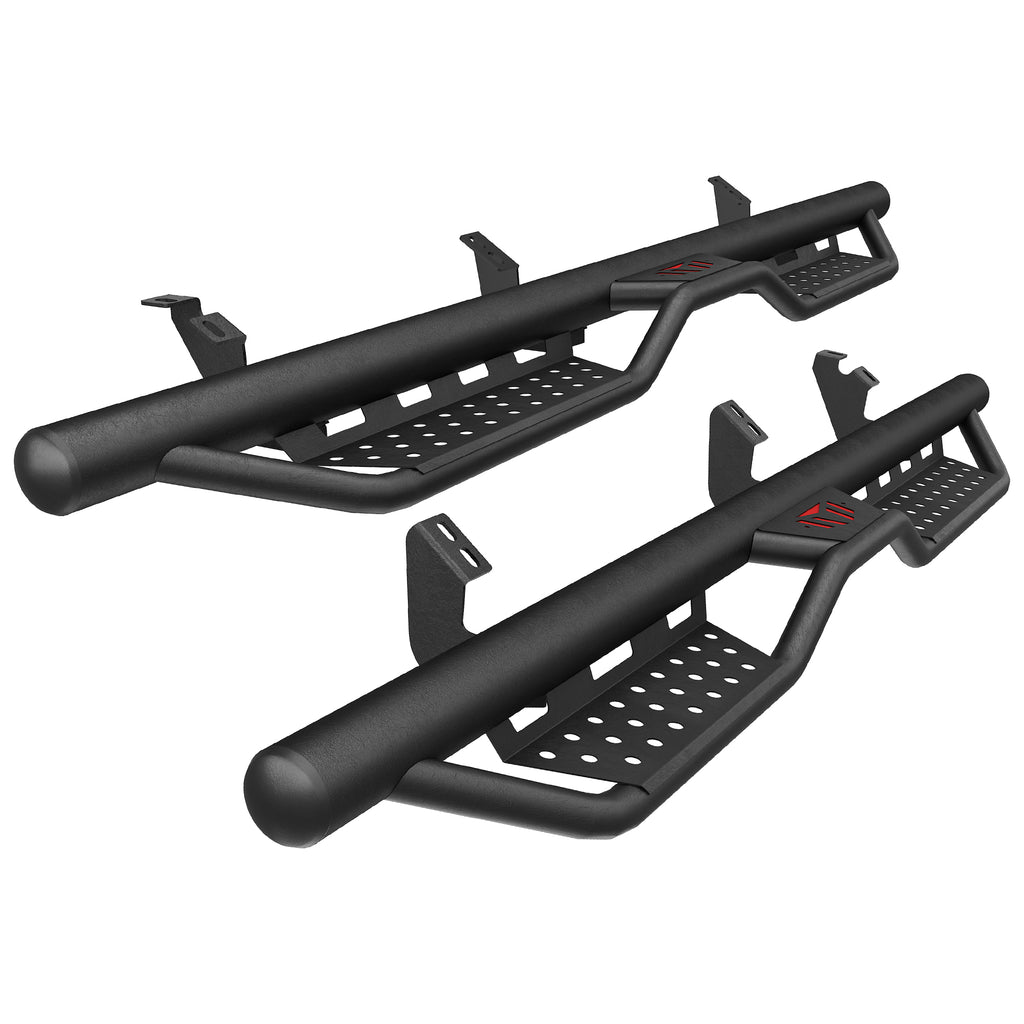 Running Boards Side Steps for 2024–2026 Toyota Tacoma Double Cab, Black or Red