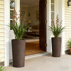 Tall Planter Set of 2 - Stackable Garden Pots