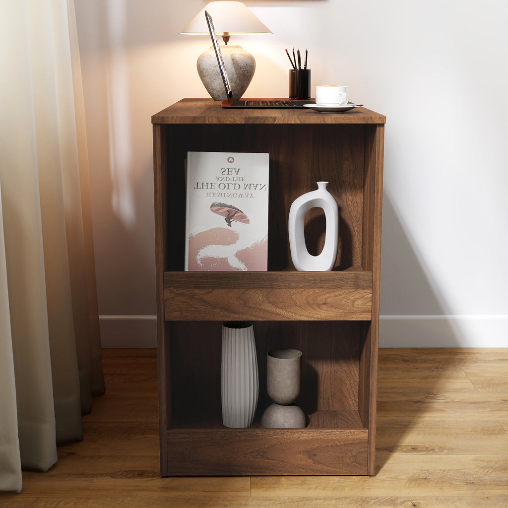 Computer Desk with Drawers - Modern Corner Home Office Storage