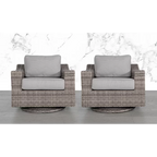 Elegant Fully Assembled Swivel Patio Chair