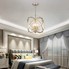 4 Lights Cage Crystal Chandelier