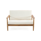 Patio Loveseat and Coffee Table Set with Cushions