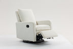 Short Plush Manual Button Armchair Sofa