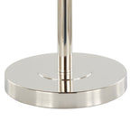 Lily 30" Contemporary Metal Table Lamp in Polished Nickel