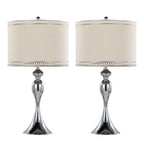 27" Contemporary Metal Table Lamp in Polished