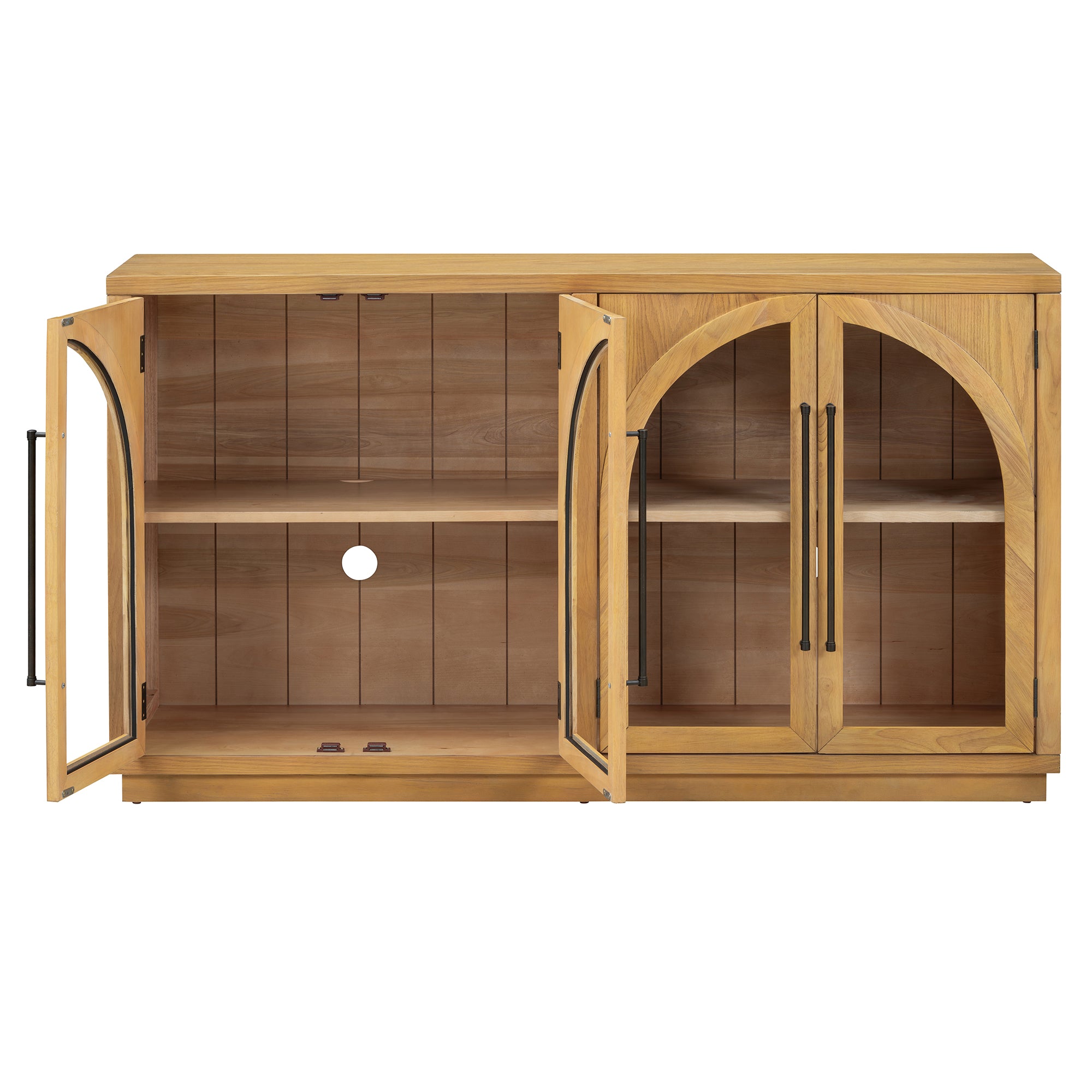 TREXM 4-Door Large Storage Sideboard Buffet Cabinet