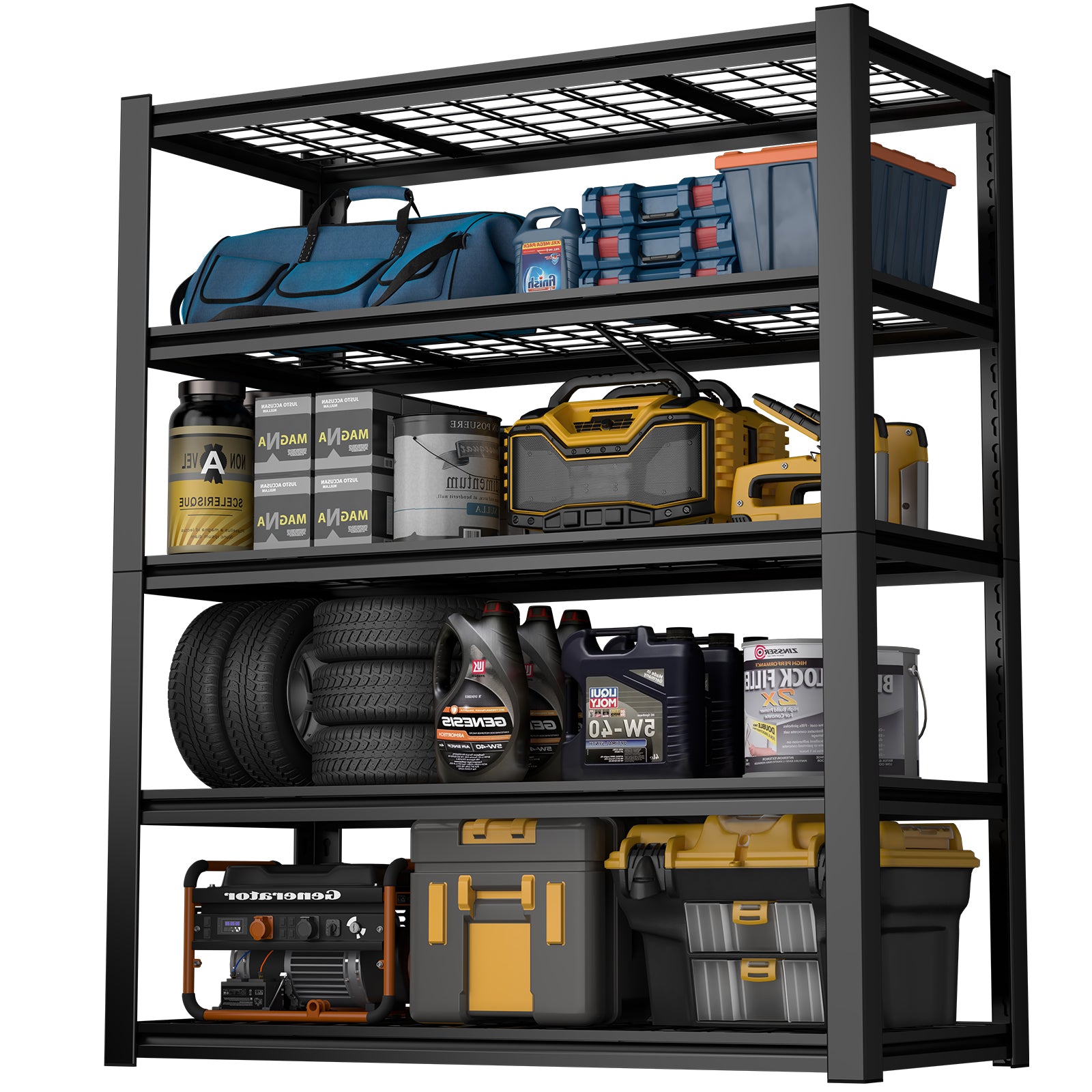 59 Inches Metal Garage Storage Rack