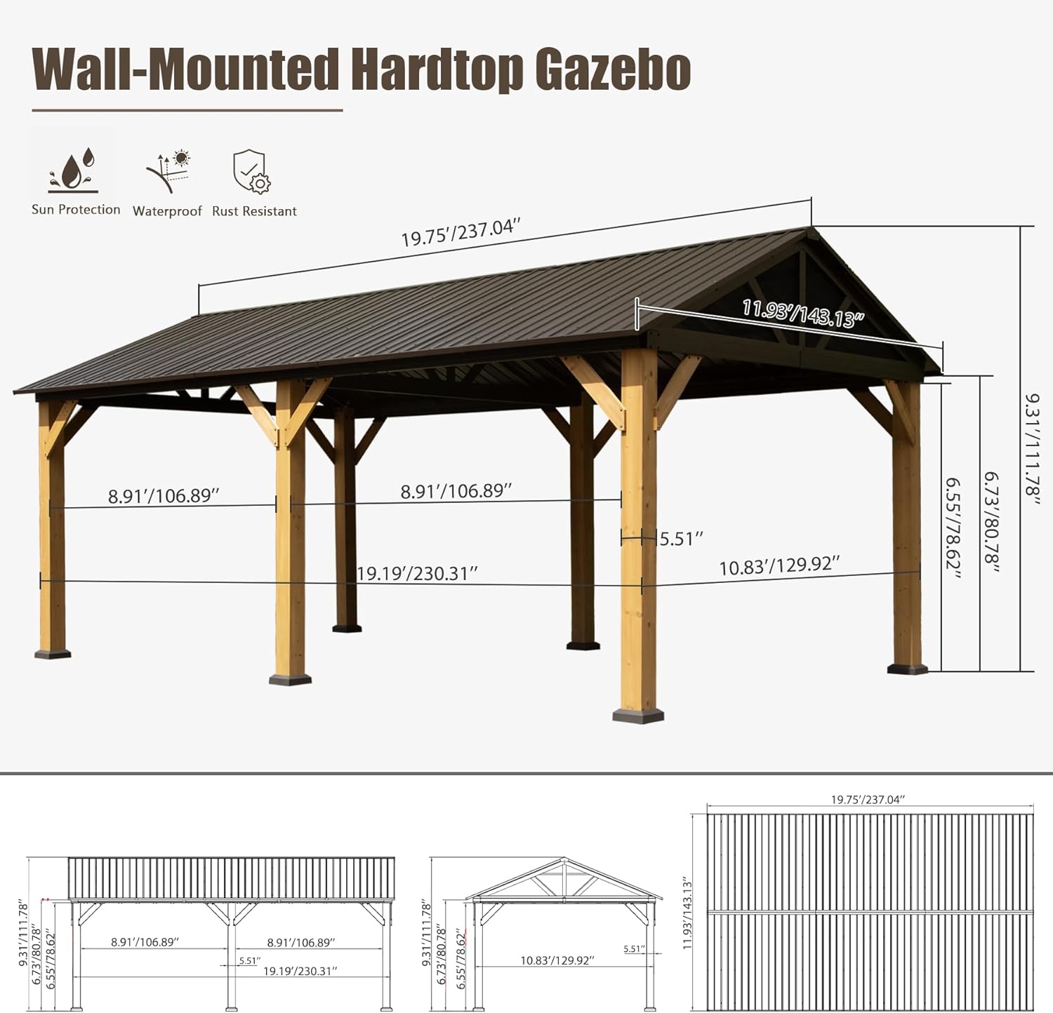 Cedar Wood Gazebo