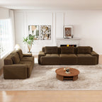 Modular Deep-Seat Sofa Set