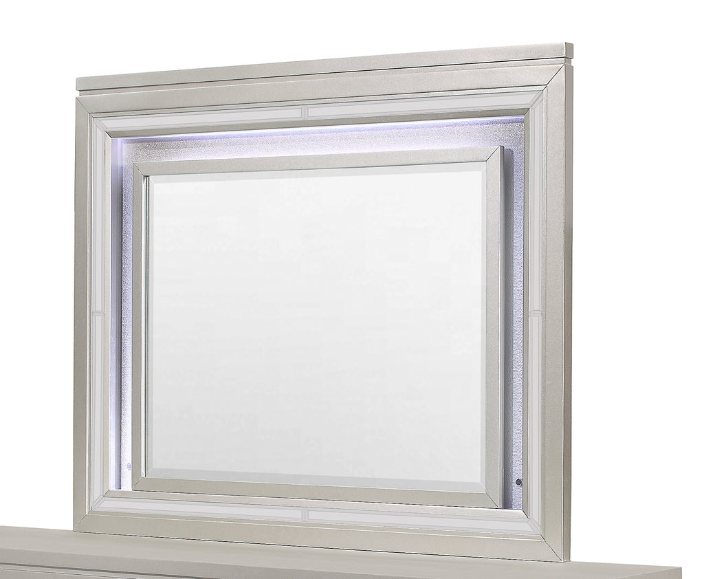 Cross Champagne Mirror With LED