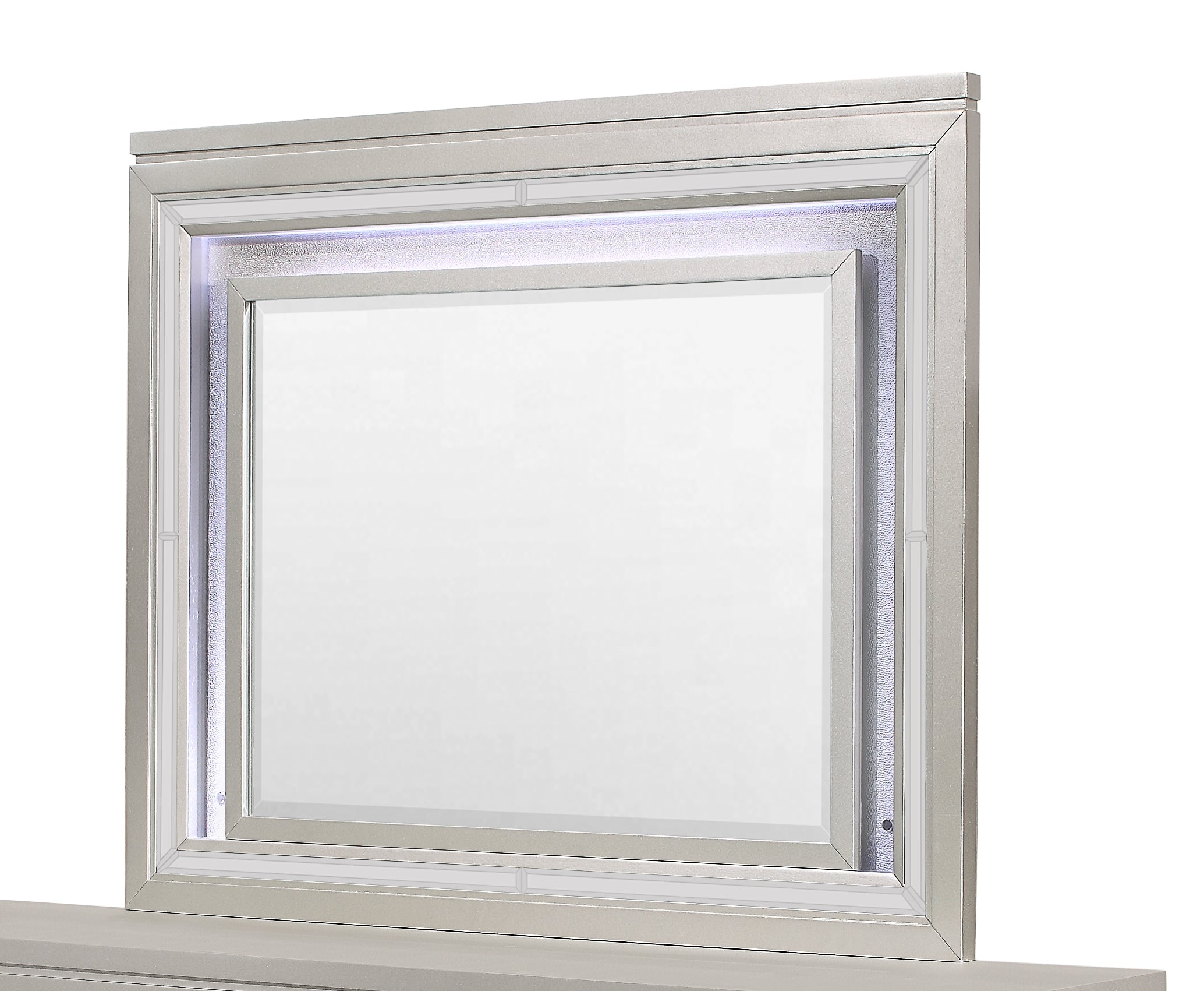 Cross Champagne Mirror With LED
