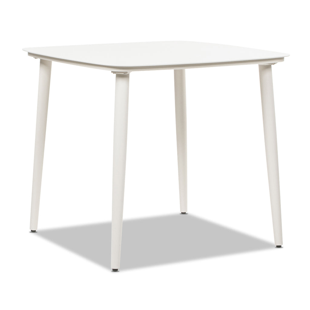 Santorini 33.5" Square Outdoor Patio Table Aluminum
