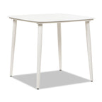 Santorini 33.5" Square Outdoor Patio Table Aluminum