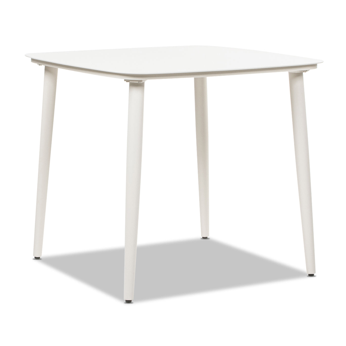 Santorini 33.5" Square Outdoor Patio Table Aluminum