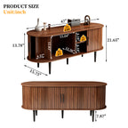 47" Modern TV Stand with Storage Compartment