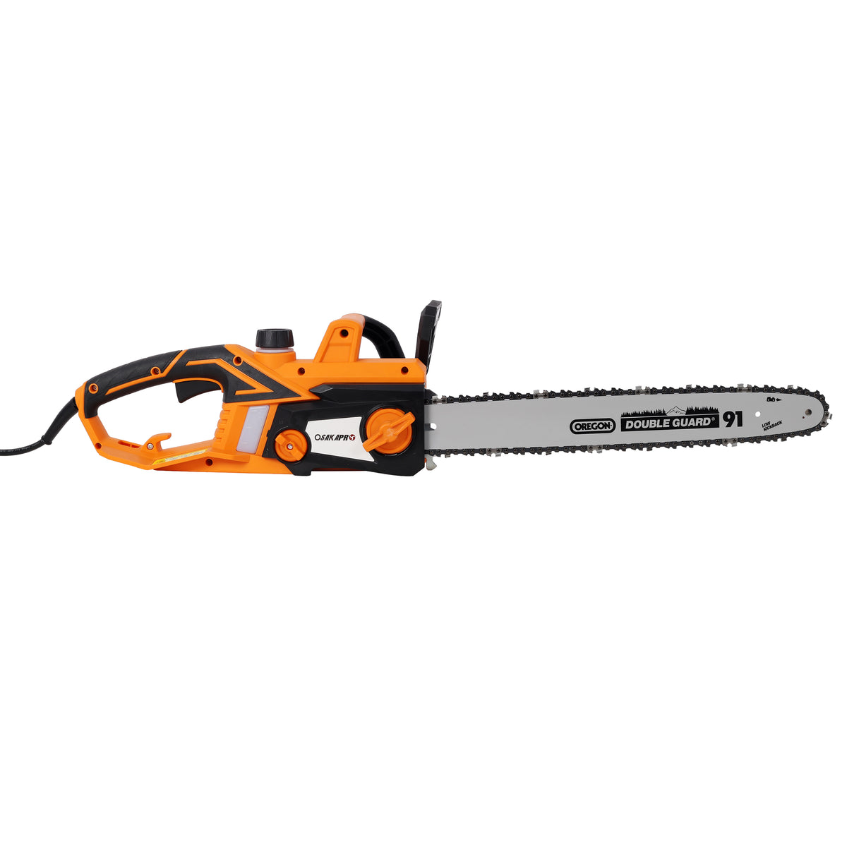 18 Inch Electric Chainsaw, with Quick Chain Adjustment Knob ,120V 60Hz Power Chain Saw with Oregon Bar and OregonChain, for Wood Cutting Tree Trimming
