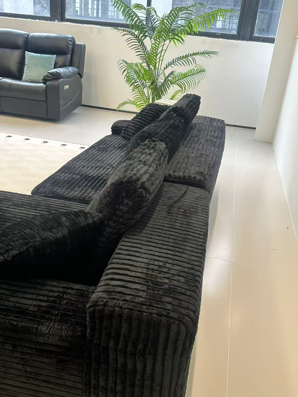 96" Compressed L-Shape Sofa