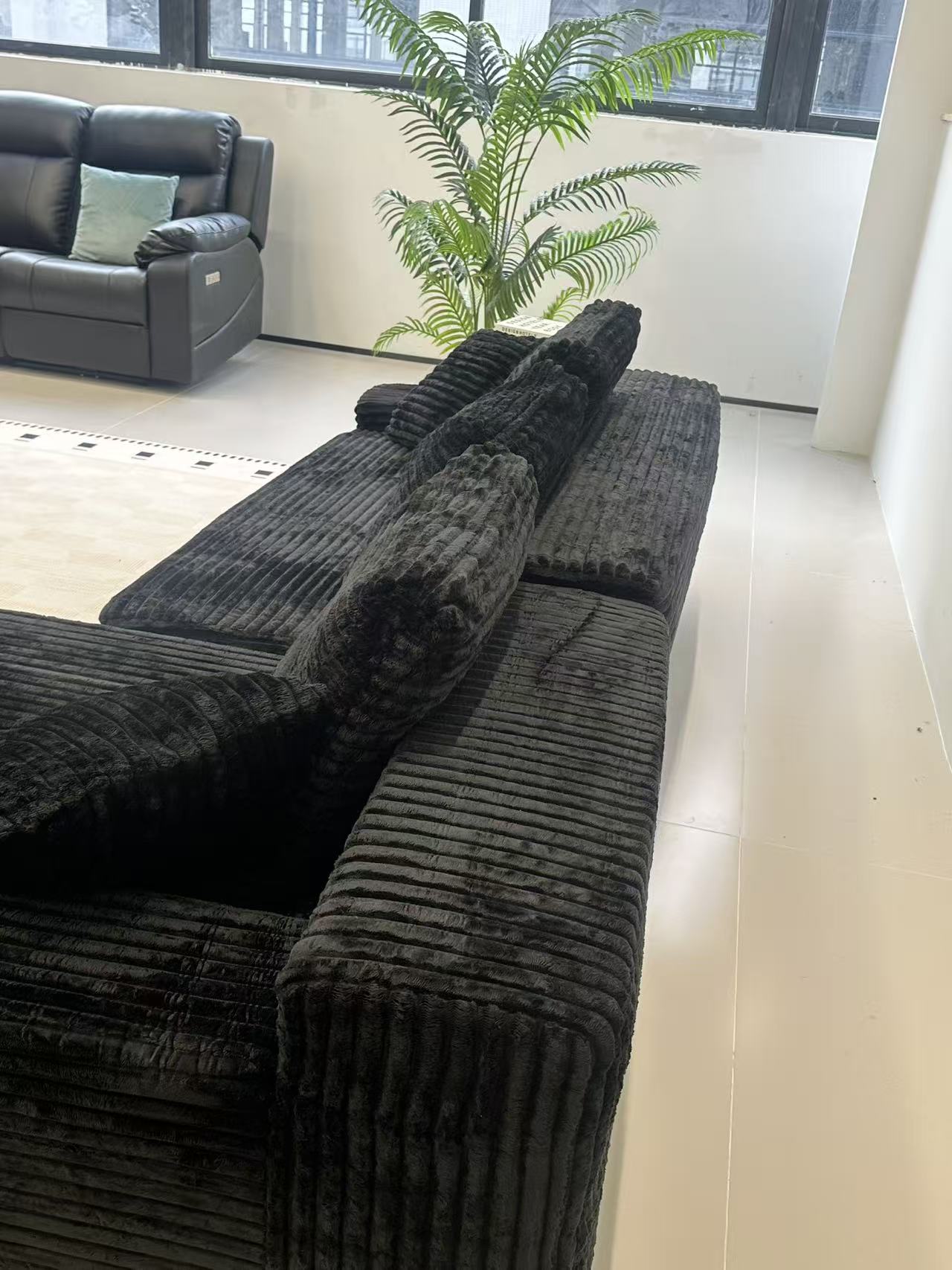 96" Compressed L-Shape Sofa