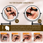 Rechargeable Wall Mounted Makeup Mirror